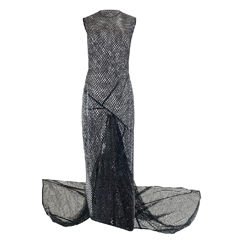 Fashionable Dresses for Women Stellar Fishnet Gown