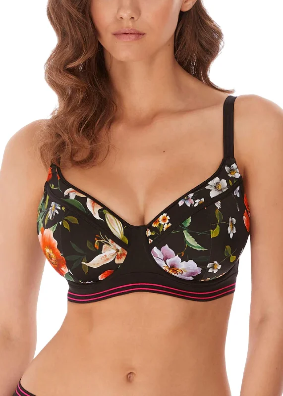 Women Fashion Club Envy Sweetheart Padded Bikini Top In Garden