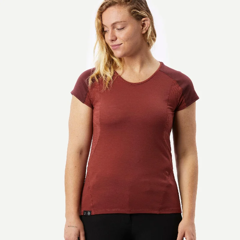 Women's Clothing For Everyday Wear Forclaz Women's MT500 Merino Wool T-Shirt