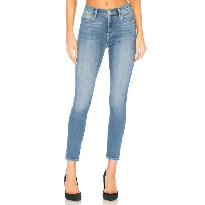 Women's Clothing for Every Occasion Le High Rise Crop Skinny Jeans In Blue