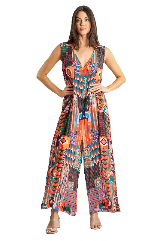 Women's Travel Apparel Vacanza Wide Leg  Jumpsuit