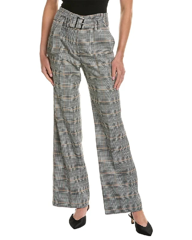 Women's Night-Out Outfit Elie Tahari Belted Wide Leg Pant