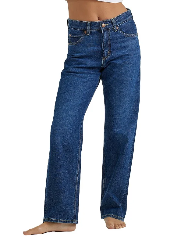 Chic Women's Outfit Ideas Lee Rider Blue Nostalgia Straight Jean