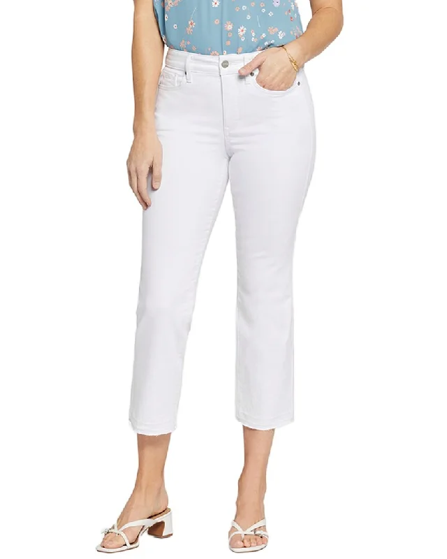 Women's Office Attire NYDJ Petite Marilyn Optic White Ankle Jean