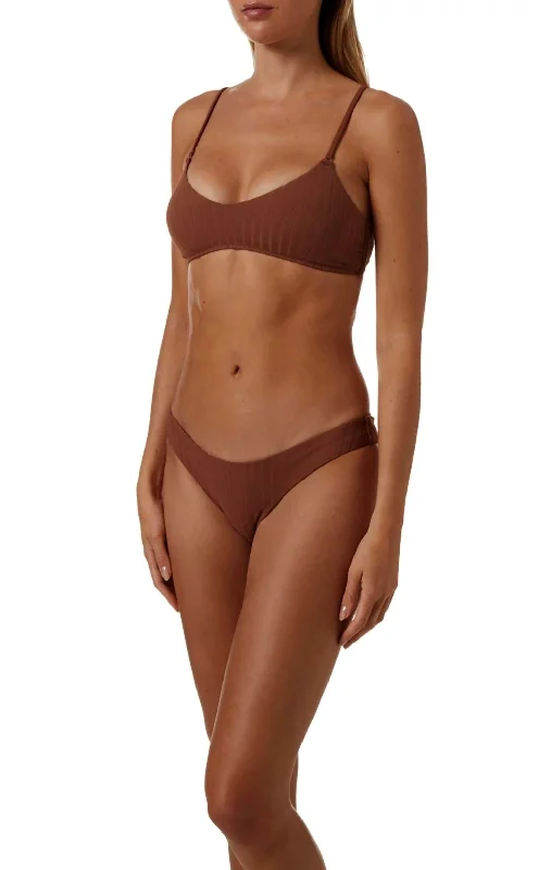 Weekend Sale Vienna Bikini In Coco Ribbed