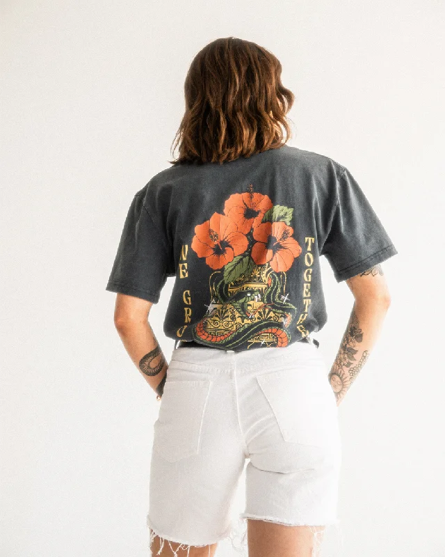 Best Online Women's Boutiques We Grow Together T-Shirt - Acid Wash