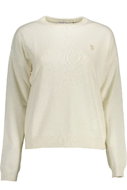 Vintage Clothing For Women U.S. POLO ASSN. Elegant Long-Sleeved Embroide Women's Sweater