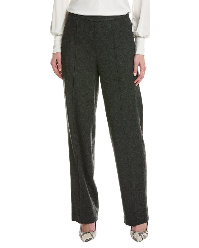 Trendy Women's Dresses Online Vince Mid-Rise Wool-Blend Wide Leg Pant