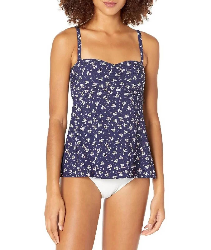 Affordable Women's Clothing Sale Online Remix Dd Trapeze Tankini In Indigo