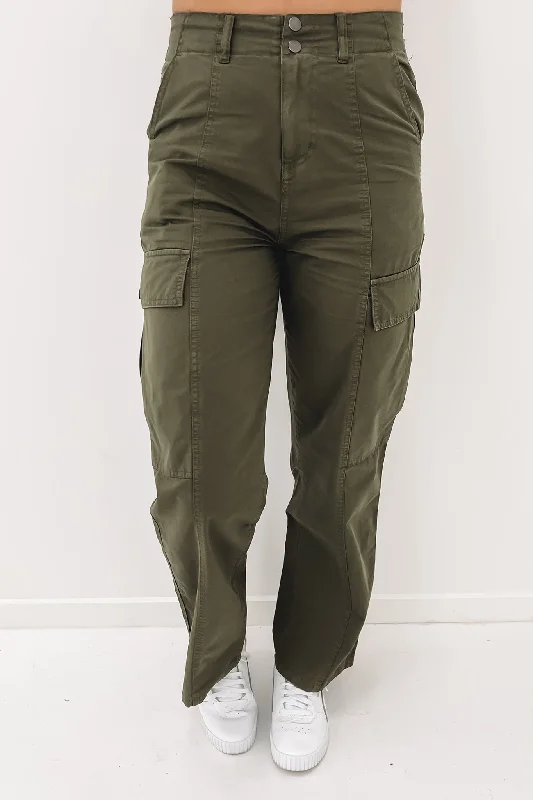 Outlet Clothing Jessie Cargo Pant Khaki