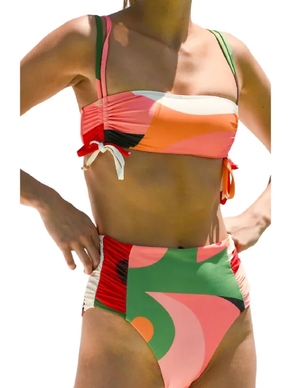 Women's Athletic Apparel Soma Bikini Bottoms In Multi-Colored