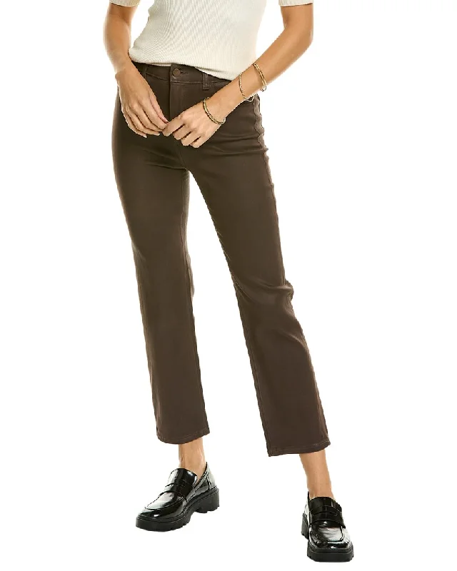 Women's Work Outfit DL1961 Patti Black Coffee High-Rise Straight Jean