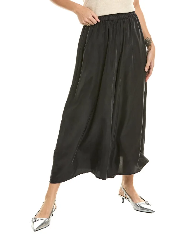 Affordable Women's Garments EILEEN FISHER Cropped Silk Wide Leg Pant