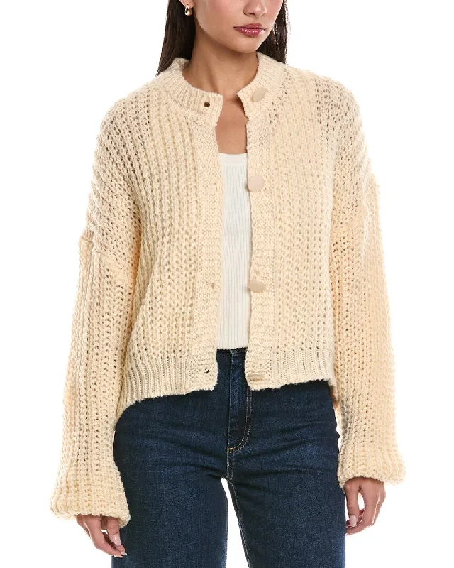 Chic Clothes For Women ANNA KAY Pearls A Trous Cashmere-Blend Cardigan