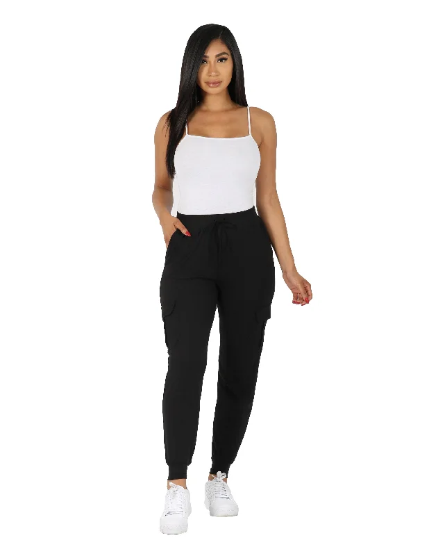 Women's Trendy Outfits So Soft Knit Jogger w/ Cargo Pockets