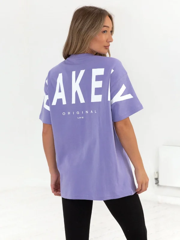 Women's Evening Apparel Isabel Oversized T-Shirt - Violet