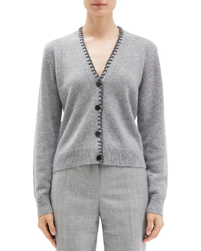 Women's Date Night Outfit Theory Wool Blanket Cardigan