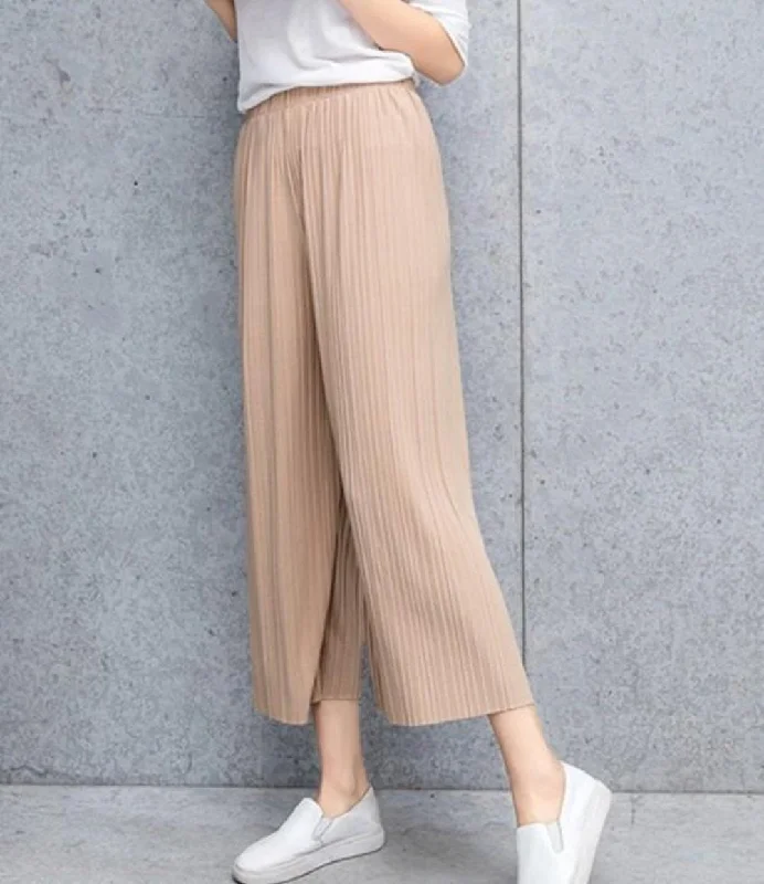 Clothing For Women Womens Flowy Chiffon Wide Leg Pants