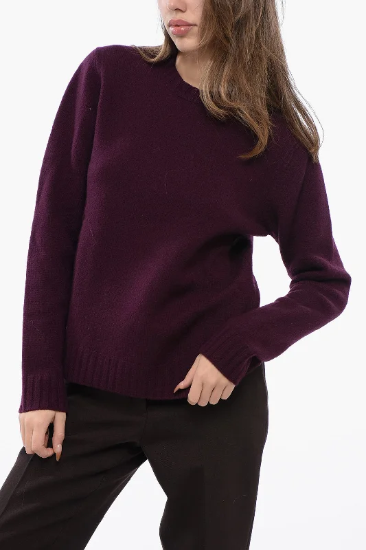 Workwear Fashion for Women Jil Sander Wool Crewneck Sweater