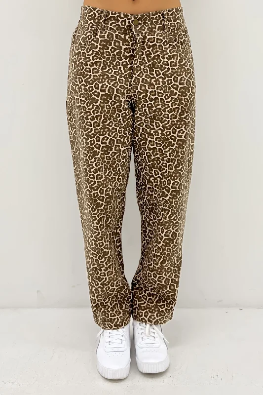 Chic Women's Clothing for Date Nights Sarah Pant Hazel Leopard