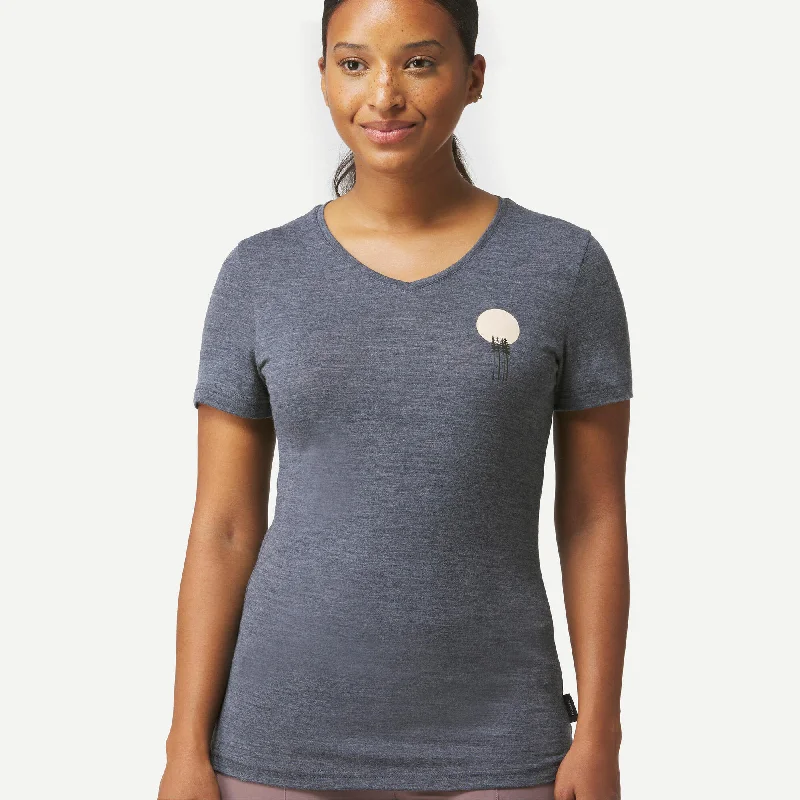 Modern Women's Apparel Forclaz Women's Travel 500 Merino Wool T-Shirt