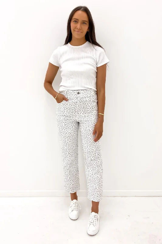 Trendy Online Boutiques Samara Pant Smudge Leopard