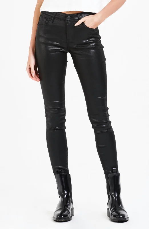 Holiday Discount Gisele Coated Skinny Jean In Black