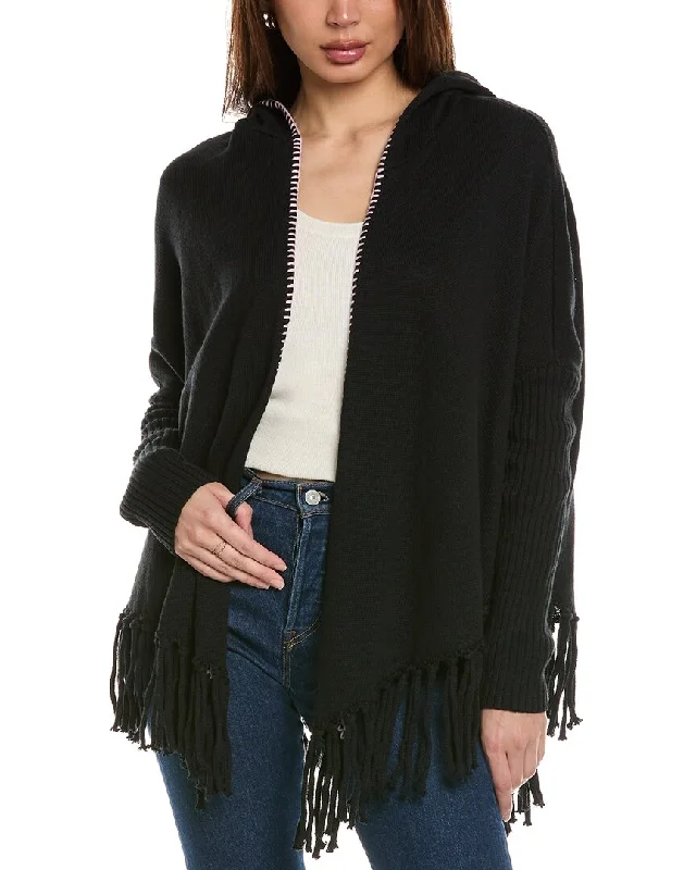 Designer Women's Fashion Online Johnny Was The Fringe Open Linen-Blend Poncho