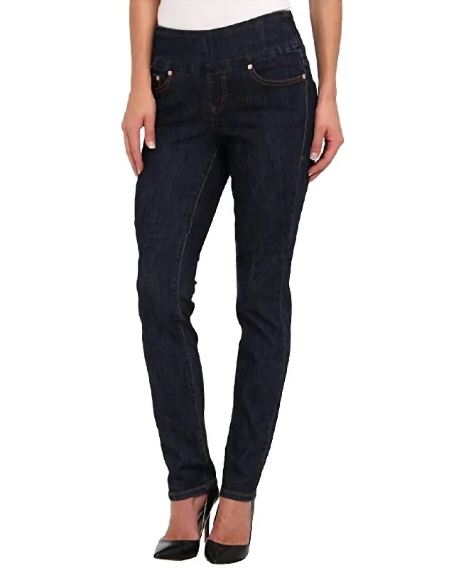 Comfortable Outfit For Women Malia Slim Jeans In Dark Shadow