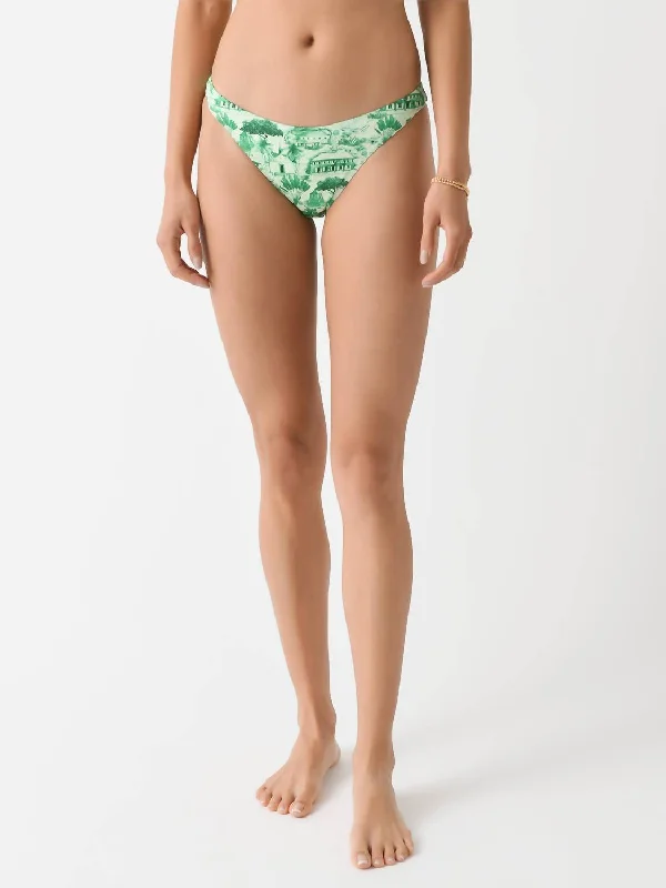 Women's Clothing And Garments Sets Flamands Bikini Bottom In Green Gustavia