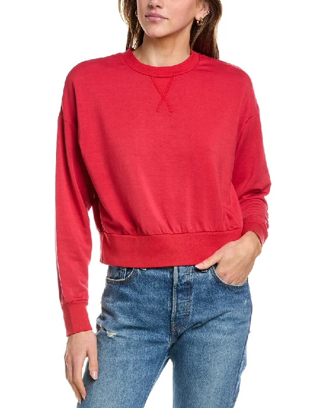 Stylish Outerwear Clothing For Women Stateside Softest Fleece Cropped Pullover