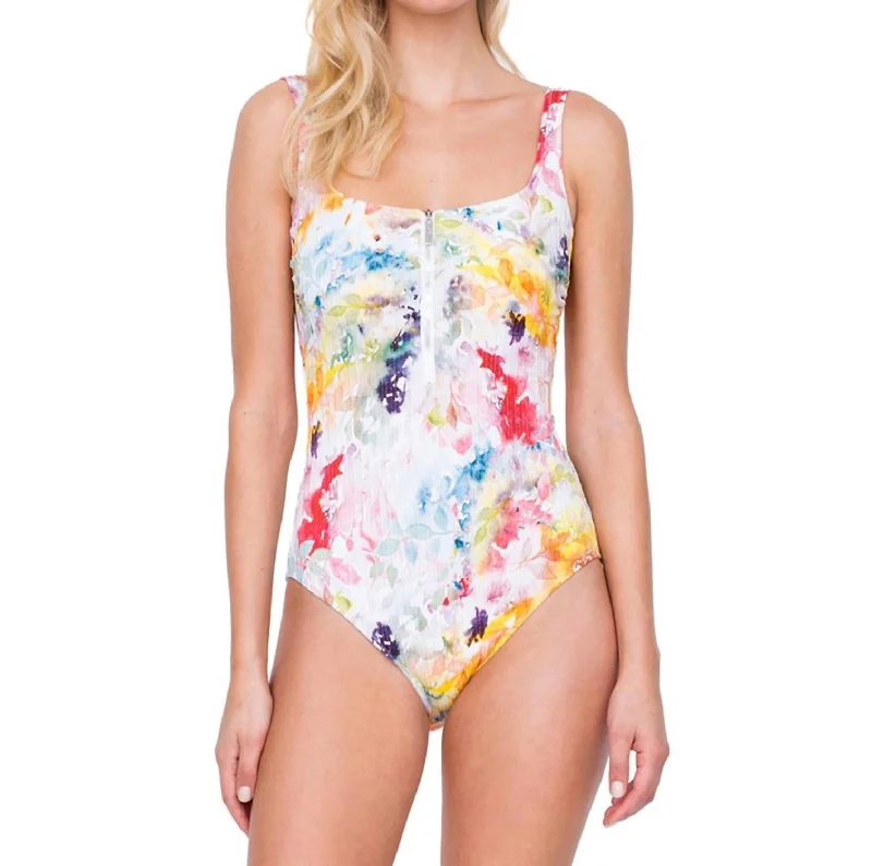 Clothing For Women One Piece Swimsuit In Got Aquarelle Yellow