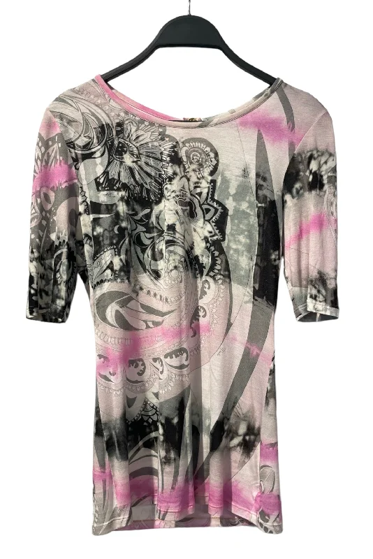 Fashionable Women's Casual Apparel EMILIO PUCCI/T-Shirt/All Over Print/Cotton/PNK/