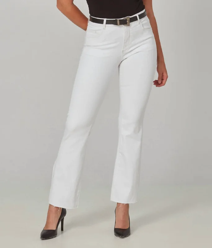 Sale Clothes Online Billie High Rise Bootcut Jeans In White