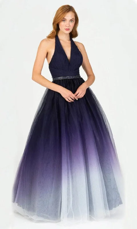 Women's Elegant Outfit Eureka Fashion 8777 - Ruched Detailed Sleeveless Ballgown