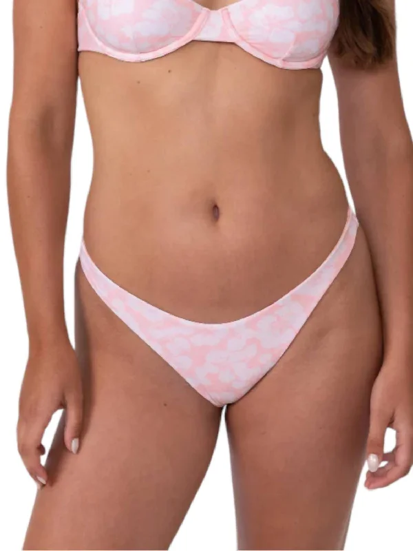 Women's Urban Clothing Sandy Cheeky Brief Bikini Bottom In Pink