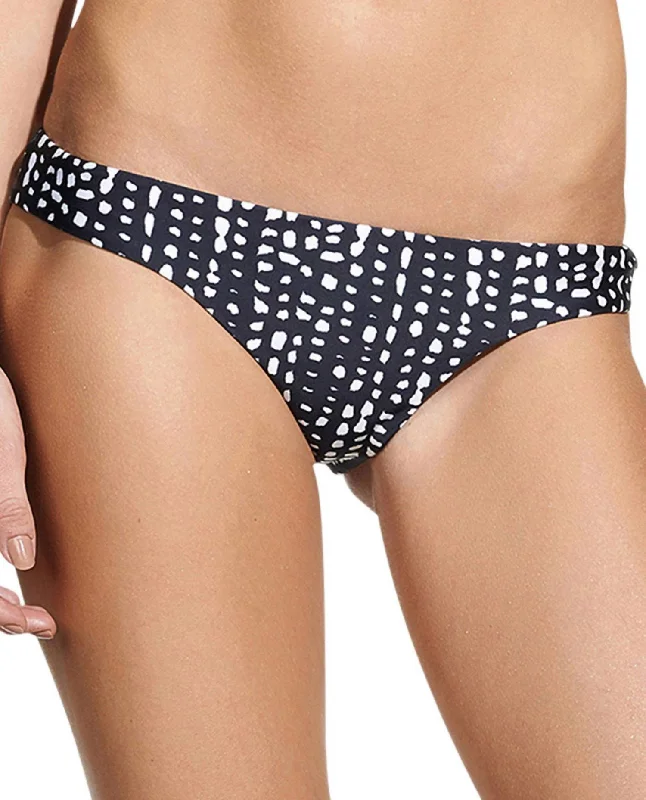 Women's Vintage-Inspired Outfit Low-Rise Bikini Bottom In Dots