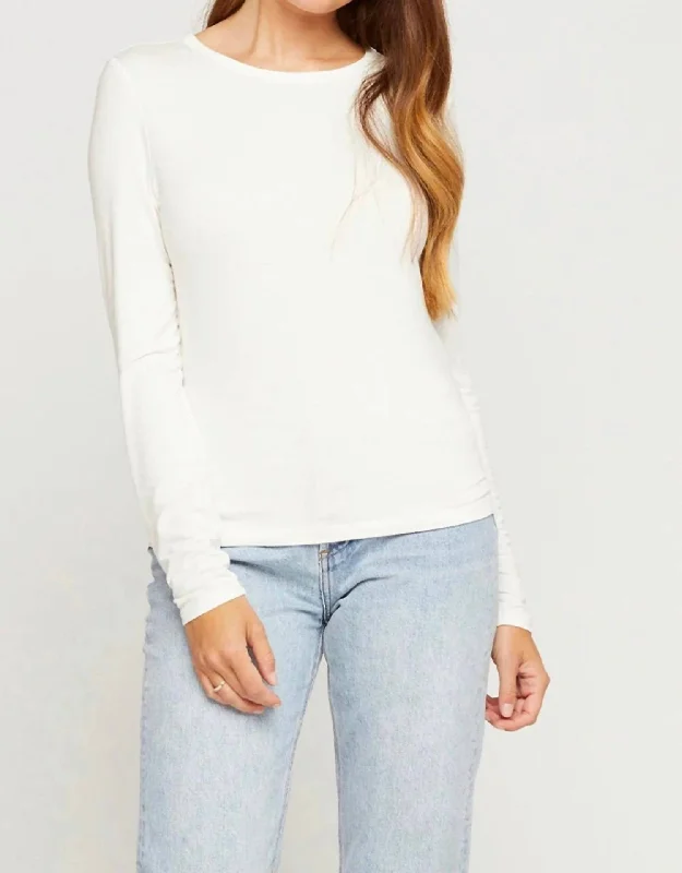 Unique Women's Fashion Pieces Codie Top In White