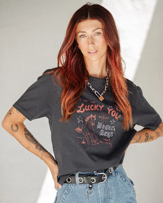 Outfits For Girls Desert Daze T-Shirt - Heavy Washed Black