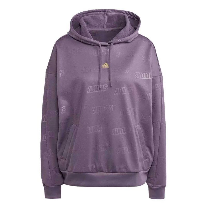 Women's Clothes For Special Occasions adidas - Women's Embossed Monogram Fleece Hoodie (IM2585)