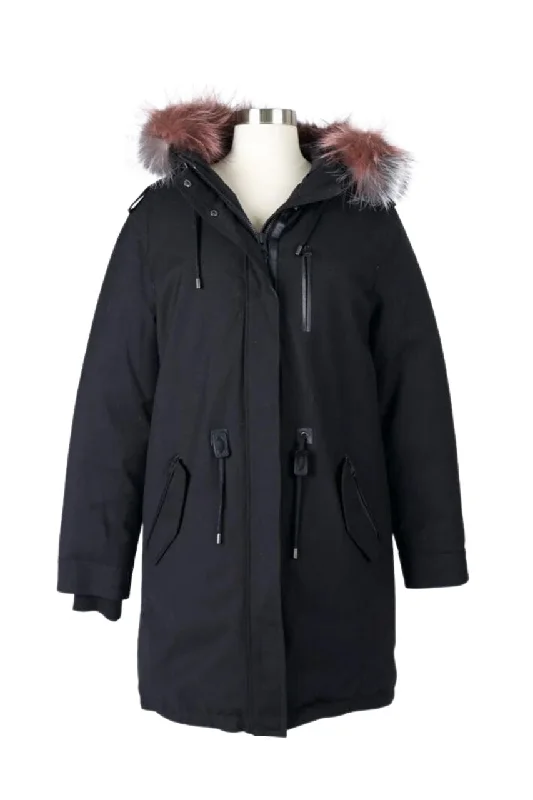 Stylish Outerwear Clothing For Women Down Filled Parka