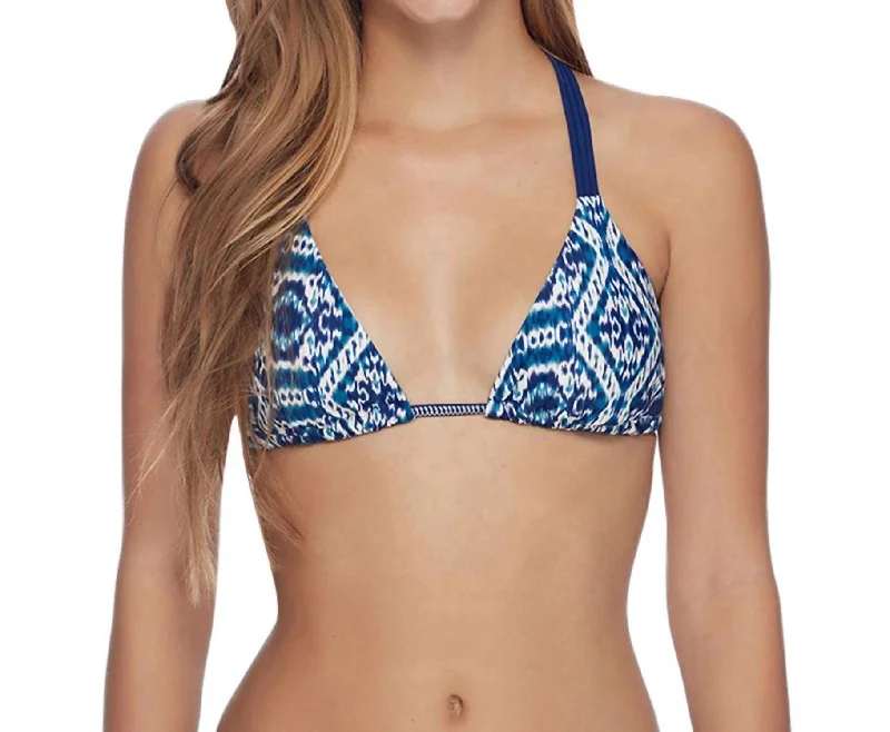 Stylish Everyday Clothing Triangle Bikini Top In Artefact Oasis