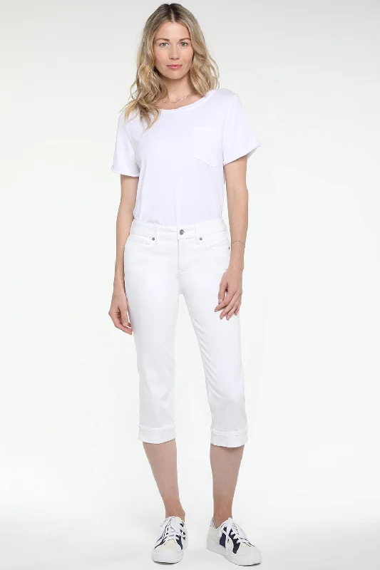 Women's Evening Outfit Marilyn Straight Crop Jeans In Petite - Optic White