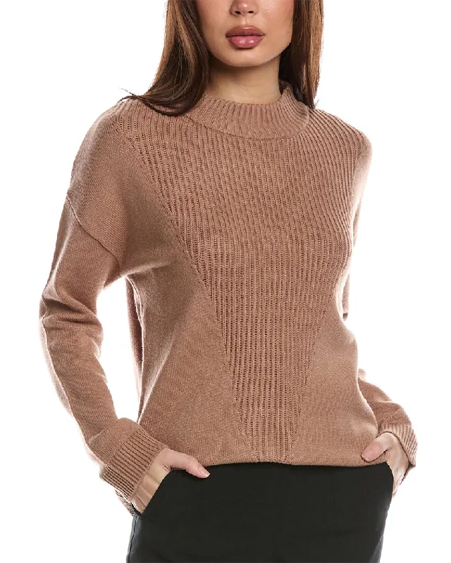 Stylish Loungewear for Women T Tahari Centered Rib Pullover