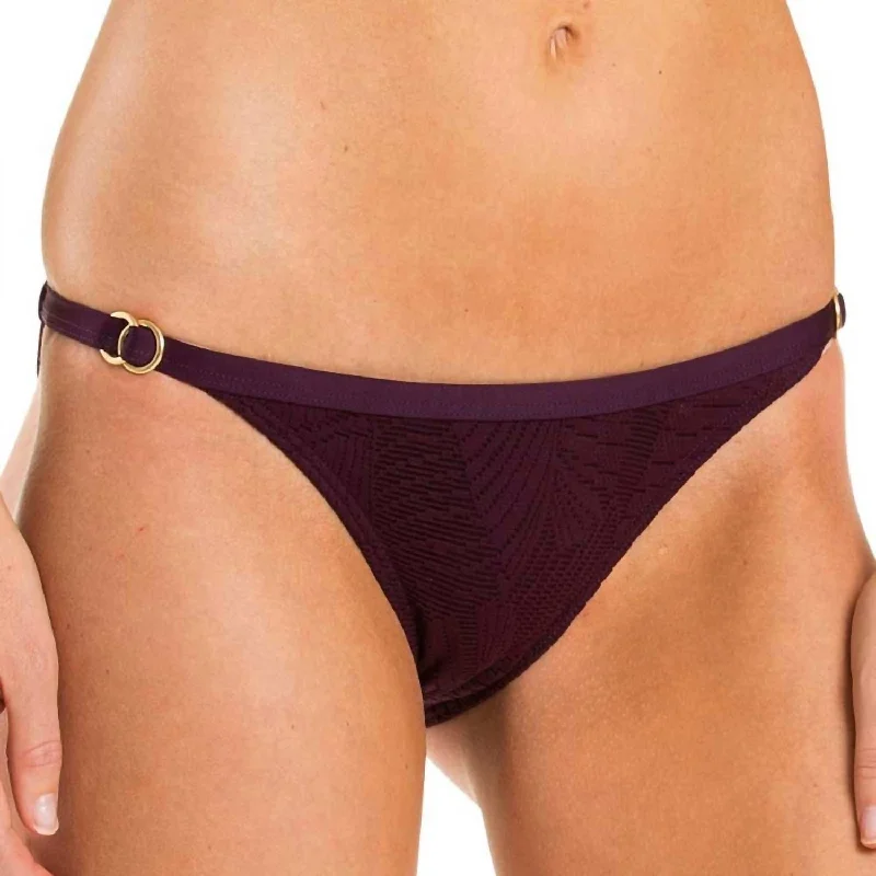 Trendy Women's Fashion Luscious Mini Bottom In Plum