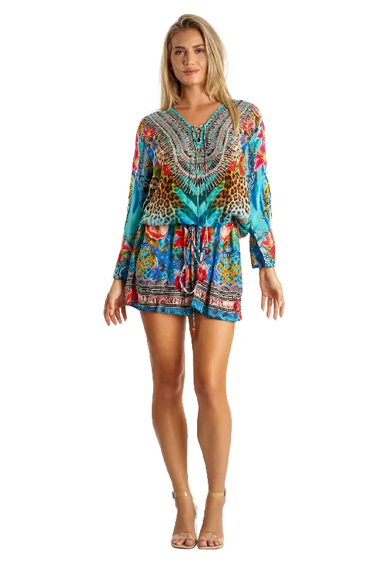 Women's Holiday Clothes Estrella  Tunic Dress