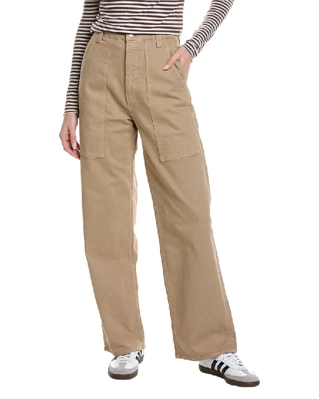 Affordable Women's Clothing Online MOTHER The Quartet Breaker Skimp Dark Khaki Straight Leg Jean