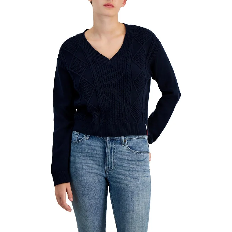 Affordable Fashion for Women Womens Crew neck V-Neck Crewneck Sweater