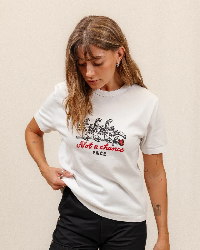 Timeless Women's Clothes Not A Chance T-Shirt - Off White