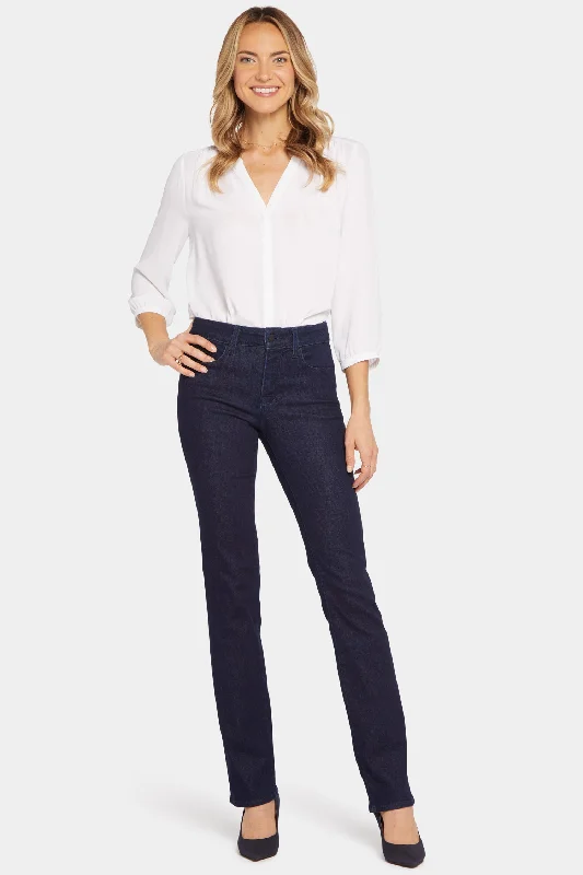 Women's Activewear Outfit Marilyn Straight Jeans In Tall - Rinse